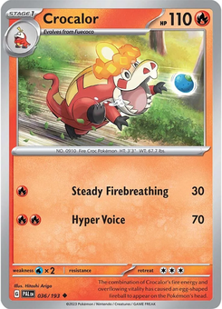 Crocalor #36 from Paldea Evolved