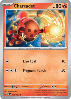 Charcadet #39 from Paldea Evolved