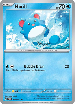Marill #44 from Paldea Evolved