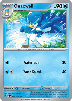Quaxwell #51 from Paldea Evolved