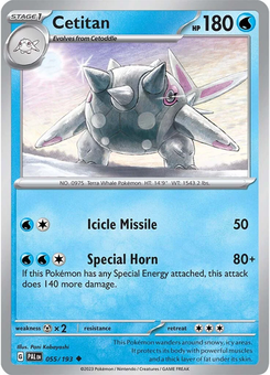 Cetitan #55 from Paldea Evolved