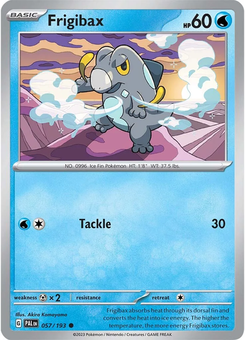 Frigibax #57 from Paldea Evolved