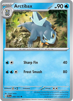Arctibax #59 from Paldea Evolved