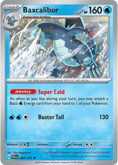 Baxcalibur #60 from Paldea Evolved