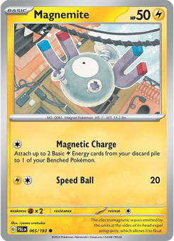 Magnemite #65 from Paldea Evolved