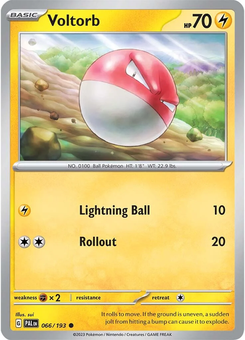 Voltorb #66 from Paldea Evolved