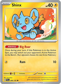 Shinx #68 from Paldea Evolved