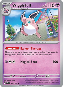 Wigglytuff #84 from Paldea Evolved