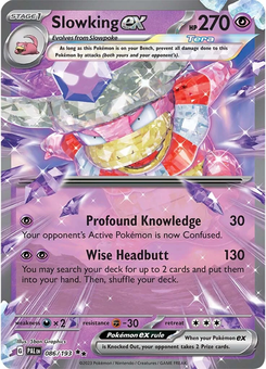 Slowking ex #86 from Paldea Evolved