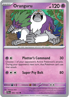 Oranguru #94 from Paldea Evolved