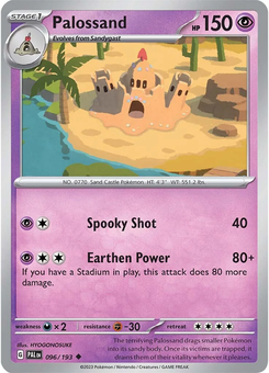 Palossand #96 from Paldea Evolved