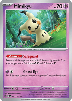 Mimikyu #97 from Paldea Evolved