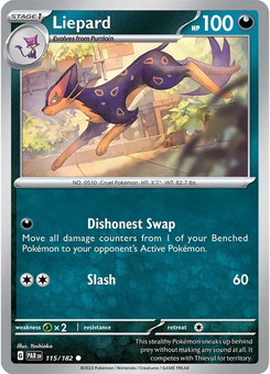 Liepard #115 from Paradox Rift