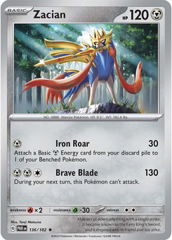 Zacian #136 from Paradox Rift
