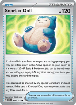 Snorlax Doll #175 from Paradox Rift