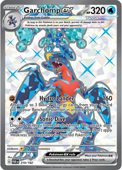Garchomp ex #219 from Paradox Rift