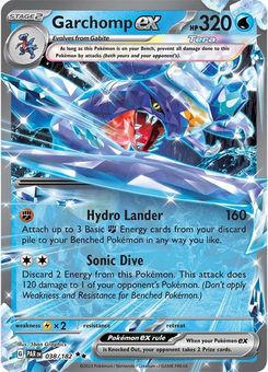Garchomp ex #38 from Paradox Rift