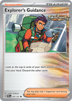 Explorer's Guidance #107 from Prismatic Evolutions
