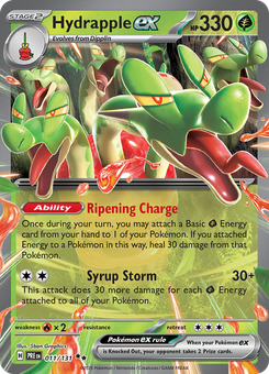 Hydrapple ex #11 from Prismatic Evolutions