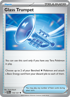 Glass Trumpet #110 from Prismatic Evolutions