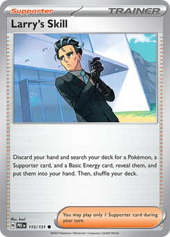 Larry's Skill #115 from Prismatic Evolutions