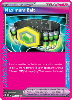 Maximum Belt #117 from Prismatic Evolutions