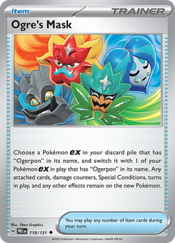 Ogre's Mask #118 from Prismatic Evolutions