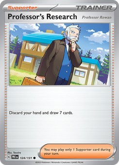 Professor's Research [Professor Rowan] #124 from Prismatic Evolutions