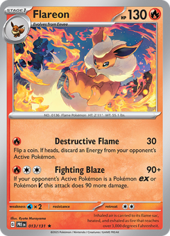 Flareon #13 from Prismatic Evolutions