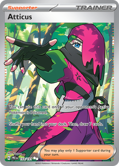 Atticus #133 from Prismatic Evolutions