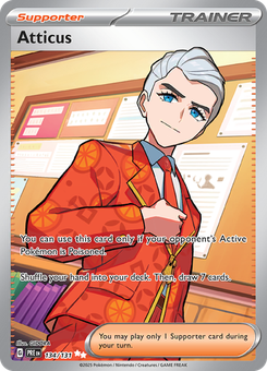 Atticus #134 from Prismatic Evolutions