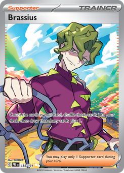 Brassius #135 from Prismatic Evolutions