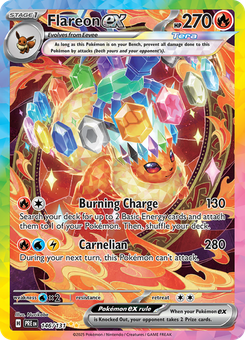 Flareon ex #146 from Prismatic Evolutions