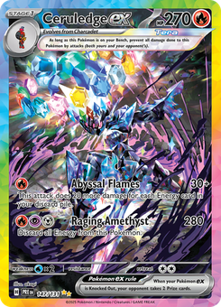 Ceruledge ex #147 from Prismatic Evolutions