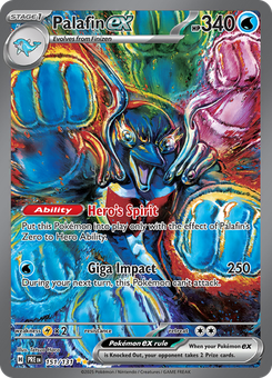 Palafin ex #151 from Prismatic Evolutions