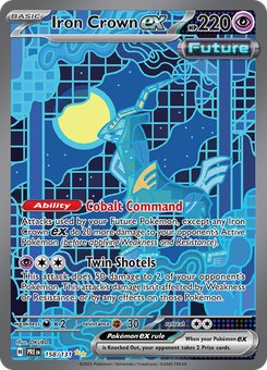Iron Crown ex #158 from Prismatic Evolutions