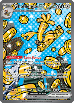Gholdengo ex #164 from Prismatic Evolutions