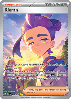 Kieran #174 from Prismatic Evolutions