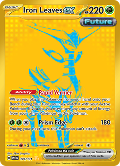 Iron Leaves ex #176 from Prismatic Evolutions