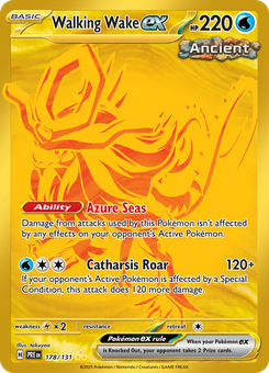 Walking Wake ex #178 from Prismatic Evolutions
