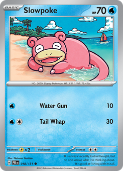 Slowpoke #18 from Prismatic Evolutions