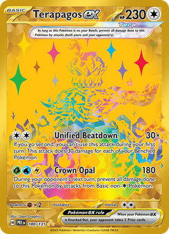 Terapagos ex #180 from Prismatic Evolutions