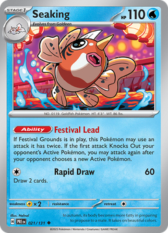 Seaking #21 from Prismatic Evolutions