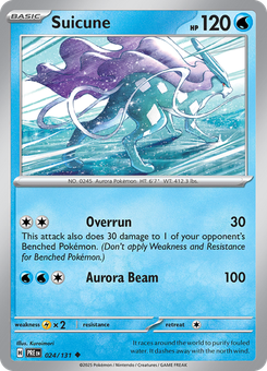 Suicune #24 from Prismatic Evolutions