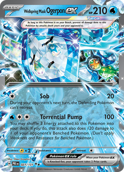 Wellspring Mask Ogerpon ex #27 from Prismatic Evolutions