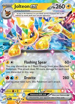 Jolteon ex #30 from Prismatic Evolutions