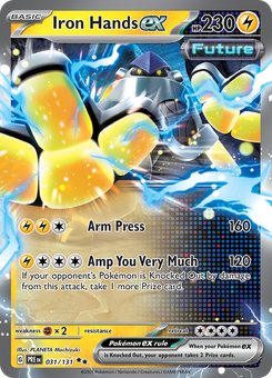 Iron Hands ex #31 from Prismatic Evolutions