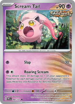 Scream Tail #42 from Prismatic Evolutions