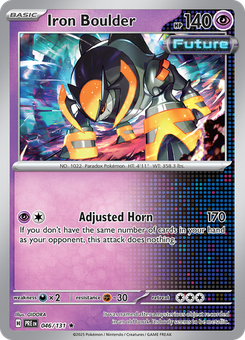 Iron Boulder #46 from Prismatic Evolutions