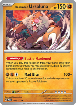 Bloodmoon Ursaluna #54 from Prismatic Evolutions